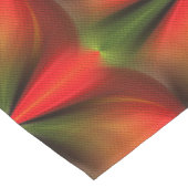 Oranje en groen Abstract patroon 2 Korte Tafelloper (Hoek)