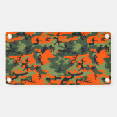 Oranje en groene camouflage, leger, leger spandoek (Horizontaal)