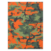 Oranje en groene camouflage, leger, leger tafelkleed (Voorkant)