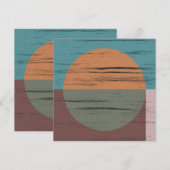 Oranje en groene cirkel (Voorkant / Achterkant)