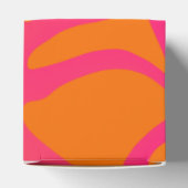 Oranje en hete roze verloop Favor Doos Bedankdoosjes (Bovenkant)