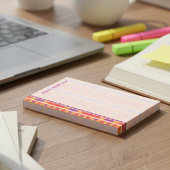 Oranje En Paarse Geometrische Zijbalk Post-it® Notes
