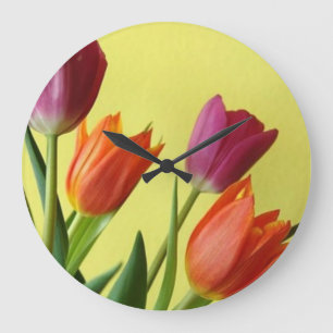 Oranje en Paarse Tulpenklok Grote Klok