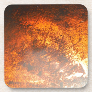 Oranje en rood Junk Yard  Truck Drankjes Onderzetter