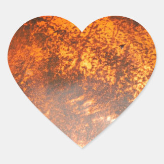 Oranje en rood Junk Yard Truck Hart Sticker
