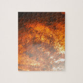 Oranje en rood Junk Yard Truck Legpuzzel (Verticaal)