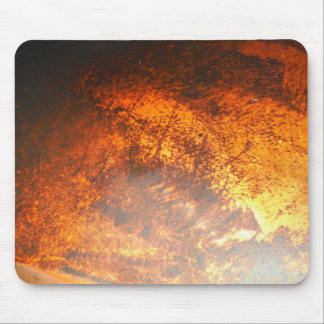 Oranje en rood Junk Yard Truck Muismat