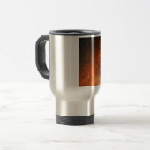 Oranje en rood Junk Yard  Truck Reisbeker (Voorkant links)