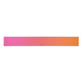 Oranje en Roze gradiënt Grosgrain Lint (Voorkant)