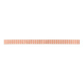 Oranje en wit Gingham medium Lint (Voorkant)