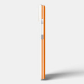 Oranje en wit snoep strepen Hoesje-Mate iPhone ca Case-Mate iPhone Case (Achterkant / Links)