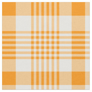 Oranje en wit speldenstaartje stof