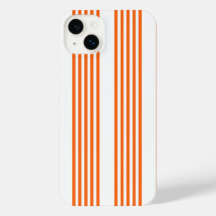 Oranje en wit vijf strepen patroon