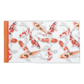Oranje en witte koolvis kussensloop (Achterkant-Links)