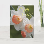 Oranje en witte pasta's feestdagen kaart (Voorkant)