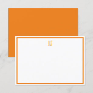 Oranje en witte platte Kaart