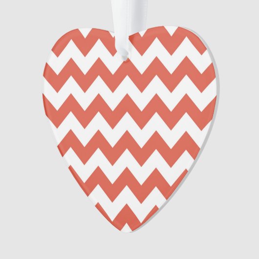 Oranje en witte zigzag ornament (voorkant)