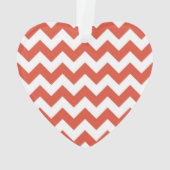 Oranje en witte zigzag ornament (achterkant)