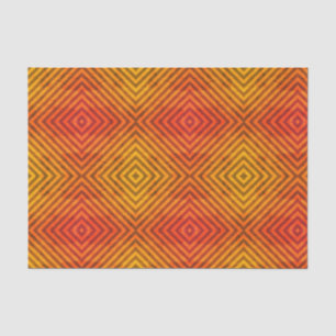 ORANJE EN ZWART Papieren zakdoekje Tissuepapier