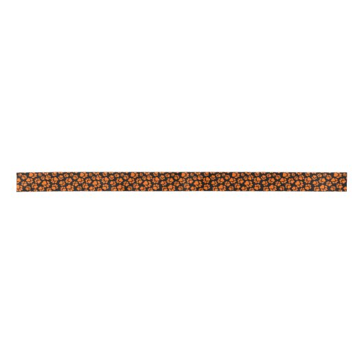 Oranje-en-zwart-witlint Lint (Voorkant)