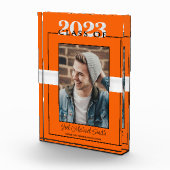 Oranje en zwarte klasse van het Afstuderen van 202 Fotoblokken (Rechts)