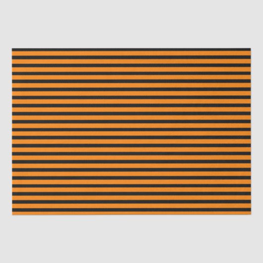 Oranje en zwarte strepen tissuepapier (Voorkant)