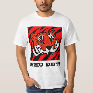 ORANJE EN ZWARTE STRIPEN T-SHIRT