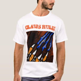 ORANJE EN ZWARTE STRIPEN T-SHIRT