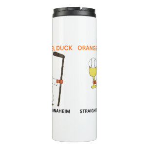 Oranje Engel Eend 24oz waterfles Thermosbeker