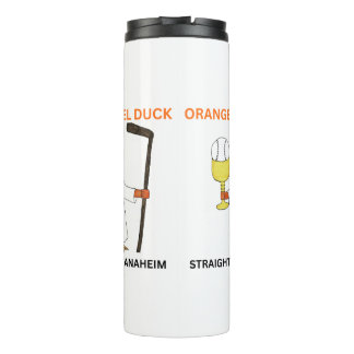 Oranje Engel Eend 24oz waterfles Thermosbeker
