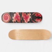Oranje Epifyte Abstract skateboard (Horizontaal)
