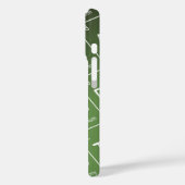 Oranje Erlenmeyer (met Initialen) Chemie Case-Mate iPhone Case (Achterkant / Links)