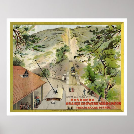 Oranje etiket poster (Voorkant)