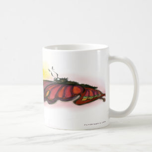 Oranje Faerie Koffiemok