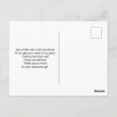 Oranje faxen Afbeelding Afbeelding illustratie Dan Briefkaart (Achterkant)