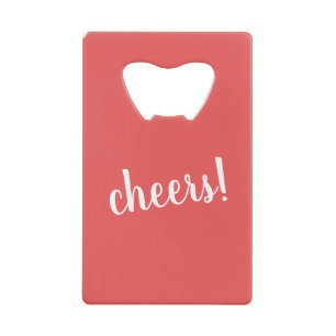 Oranje flessenopening: kauwen! kredietkaart flessenopener