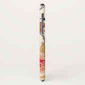 Oranje Floral Face Mask Case-Mate iPhone Case (Achterkant/links)