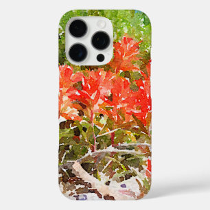 Oranje Floral Indian Paint Brush WildFlower iPhone 16 Pro Hoesje