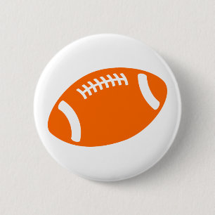 Oranje Football Ronde Button 5,7 Cm