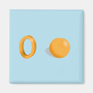 Oranje Fridge Magnet Magneet