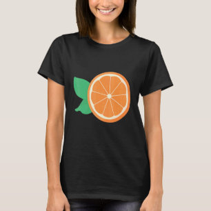 Oranje fruit t-shirt