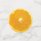 Oranje fruit, vers slice confetti (Kleine voorkant)