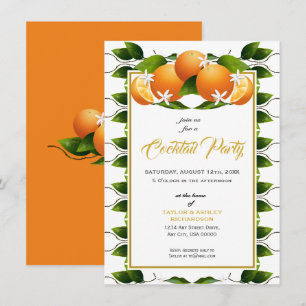 Oranje Fruit Zomerfeest Kaart