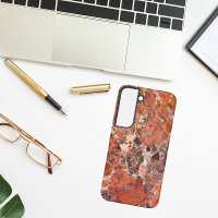 Oranje gebogen Jasper Stone Pattern