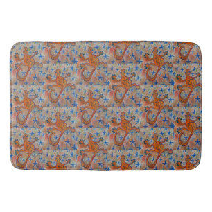 Oranje Gecko Badmat
