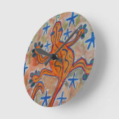 Oranje Gecko Ronde Klok (Hoek)