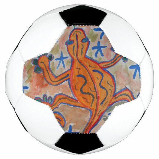 Oranje Gecko Voetbal (Voorkant)