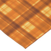 Oranje gecontroleerd Tartan Print, Tafelkleed (Gekanteld)
