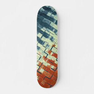 Oranje geel COOL-patroon Skateboard