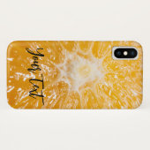 Oranje geel unisex girly Case-Mate iPhone case (Achterkant (horizontaal))